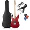 Davison Guitars 39" Full Size Left Handed Electric Guitar - Beginner Kit with Gig Bag and Accessories